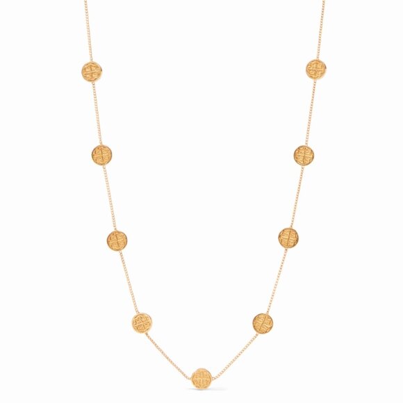 NWT Julie Vos Valencia Delicate Station Necklace - Picture 3 of 3